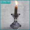 unique tall glass crystal candel holder