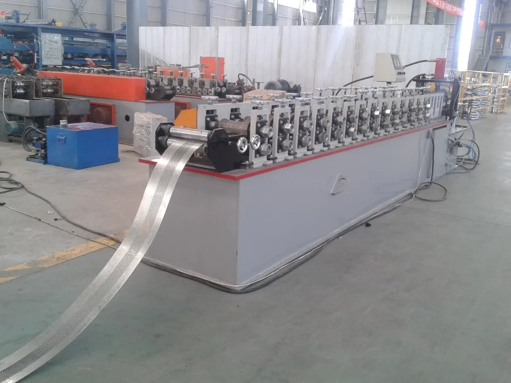 Perforated And Solid Rolling Shutter Strip Lath Making Machine China