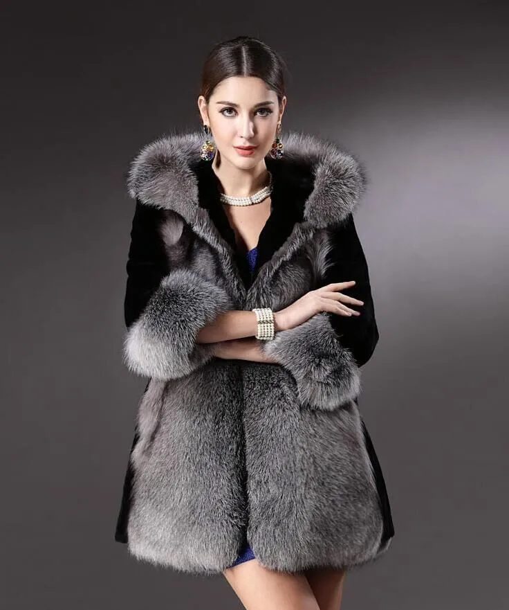 Зимние меховые пальто для женщин