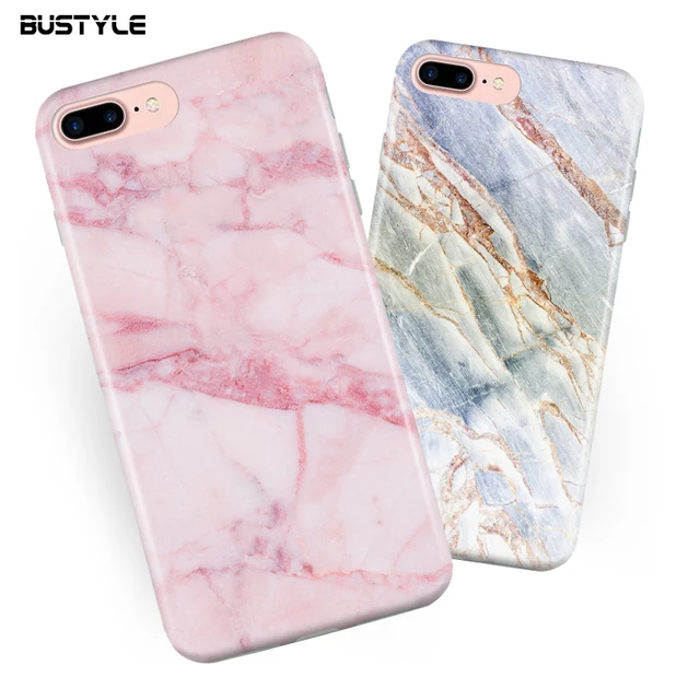 Can Custom Logo Imd Cell Phone Design Pink Color Marble Tpu Soft