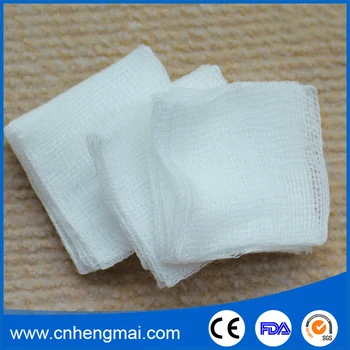 100% Pure Cotton Customized Medical Gauze Swabs Non Sterile Gauze Piece ...