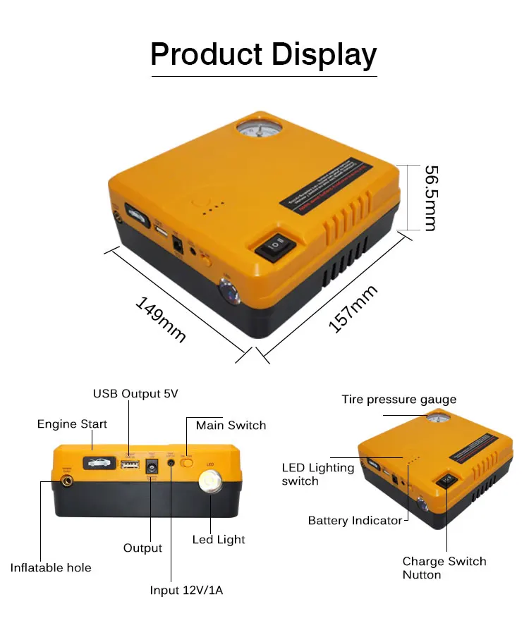 auto xs jump starter with air compressor manual