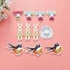 Wholesale China Supply Cartoon Rabbit Shape Two-holes Wood Button
