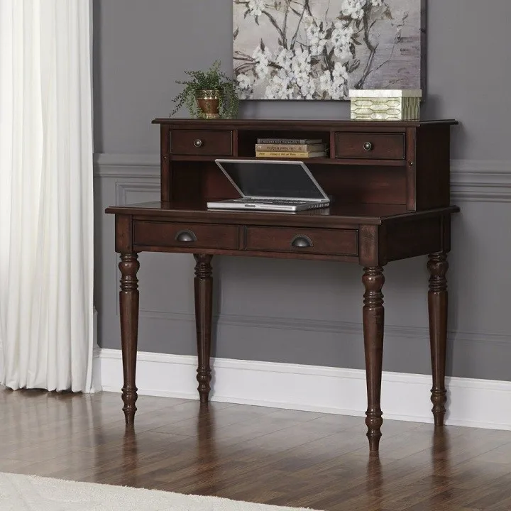 New Design Solid Mahogany Woods Student Modern Wooden Writing Desk