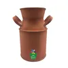 New style orange color galvanized metal plant flower jug home / garden / hotel / office decoration flower pot