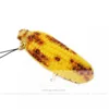 mini plastic simulation roasted corn food model pendant