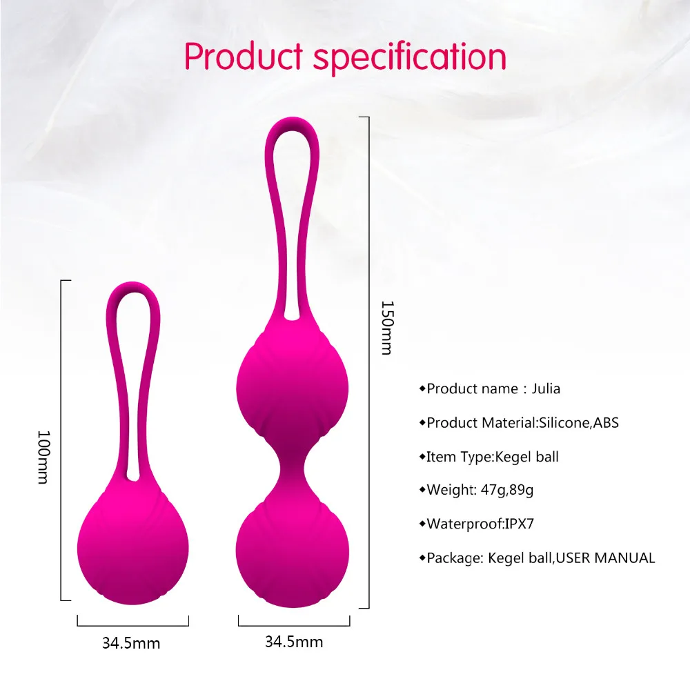 Kegel Balls Weights Training Kit For Women Pelvic Floor Muscle Bladder Control And Vaginal Tight