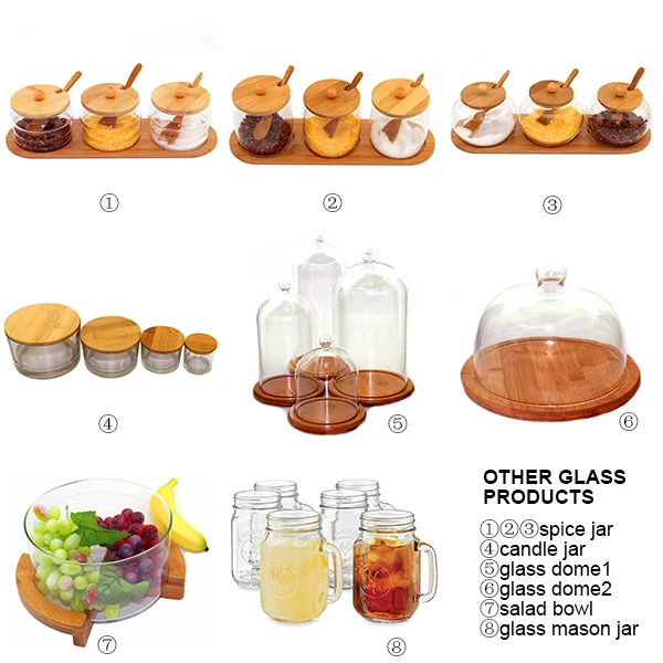 Wholesale Recycled Use Empty With Bamboo Lid Candle Jars Buy Candle