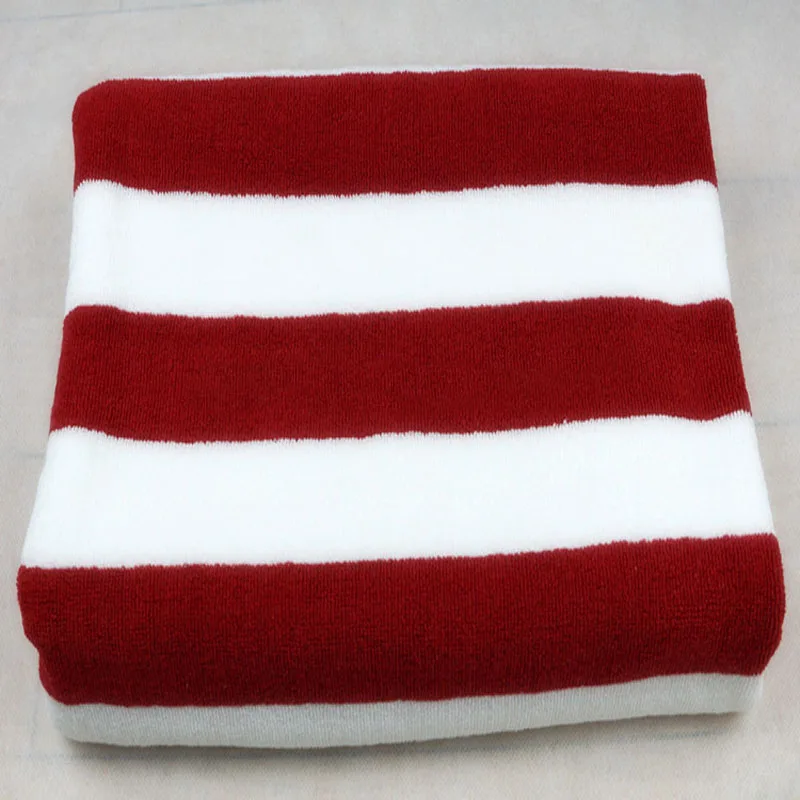 Wholesale Black White Stripe Bath Towel,100 Cotton High Quality Large