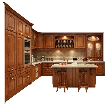 Canada Maple Solid Wood Kitchen Cabinet