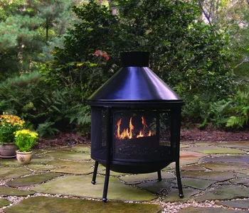 Steel Wood Burning Outdoor Fireplace Fire Pit Trade Steel Wood Burning Outdoor Fireplace Fire Pit Trade