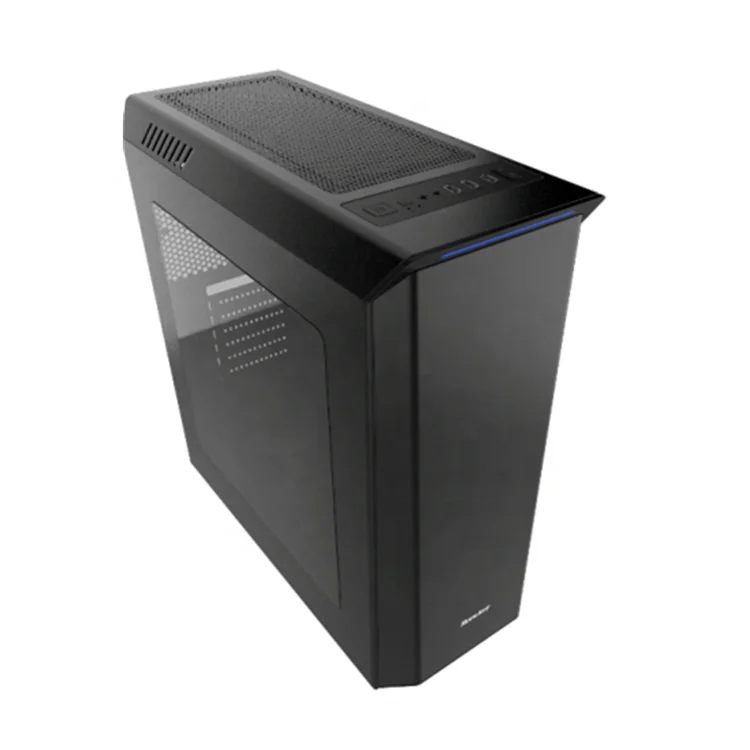 Atx Tower Case Matx Chassis Computer Gaming Case With 2 Led Light - Buy ...
