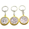 Trade assurance Factory sell Zinc Alloy catholic item key chain