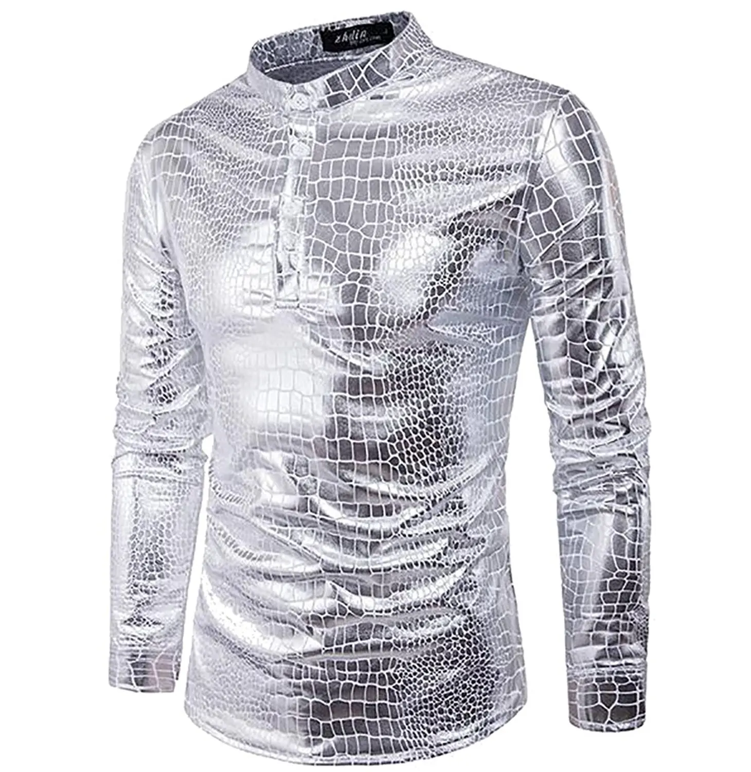 metallic color shirts