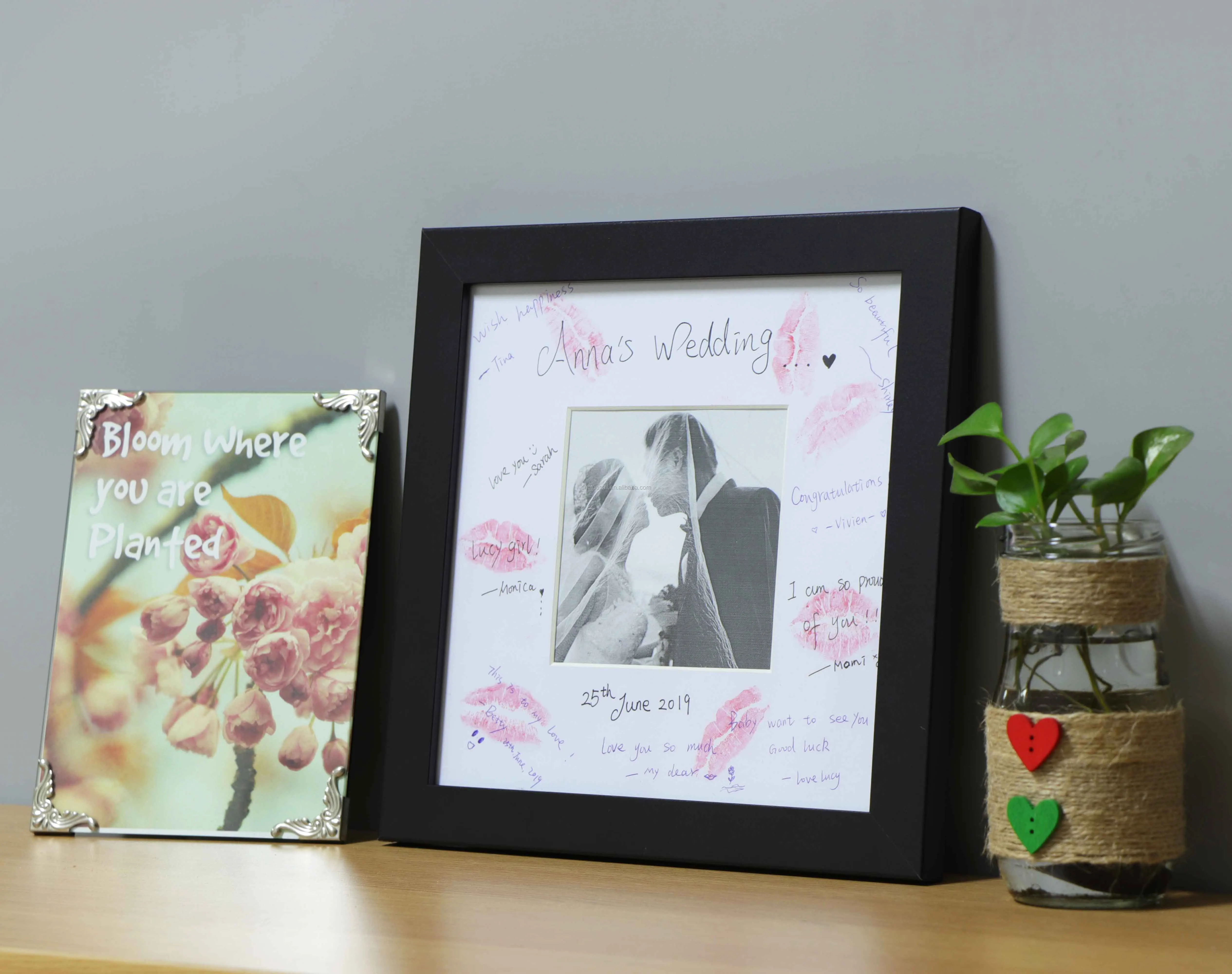 Square Picture Frame,Wedding Love Picture Frame,8x8