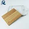 Wholesale Rectangle Ceramic Plate With Wooden Dish