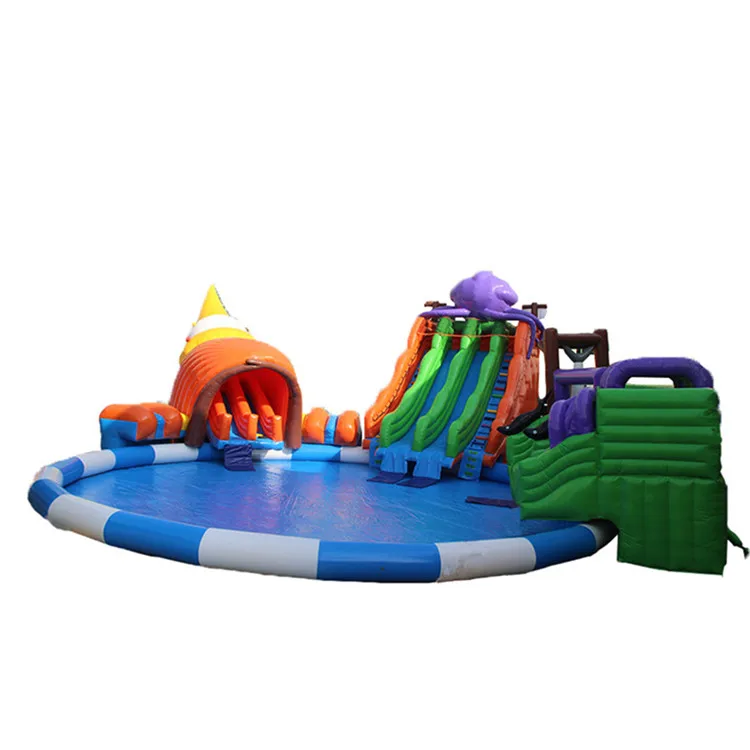 Top Quality Recycle Usable Floating On Water Inflatable Water Park ...