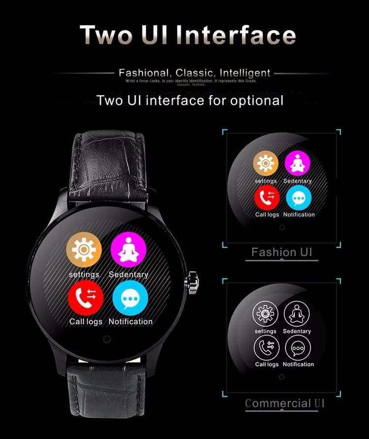android smartwatch with heart rate