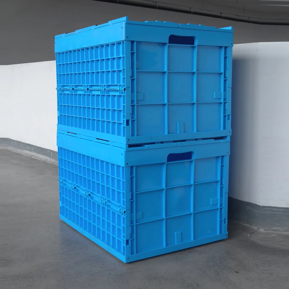 Plastic Shipping Collapsible Storage Crate /bin Industrial Stackable ...