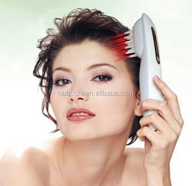 Power Glow Massage Laser 660nm Laser Comb Hair Brush For Hair