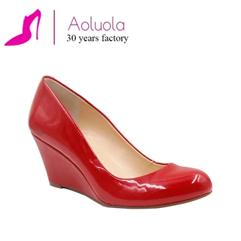 Red Patent Leather Women High Heel 