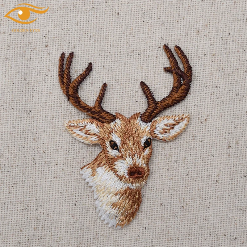 Recycle Material Realistic Animal Embroidered Patches,Dog Embroidered