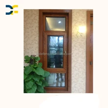 Американский дизайн створки деревом алюминиевые окна