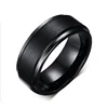 8mm Wide Fashion Black Men Tungsten Wedding Rings wholesale Jewelry Decent Tungsten Carbide Rings