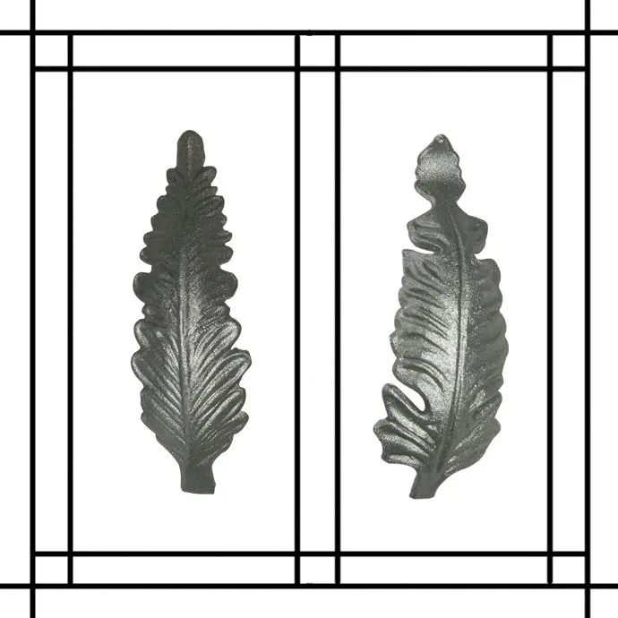 Decorative Craft Cast Steel Metal Leaves Ornamental Wholesale Buy