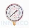 Inexpensive single pressure gauge with brass internals