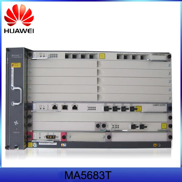 華為ma5683t olt 收發器 olt 底盤吉比特無源光網絡 (gpon) epon olt