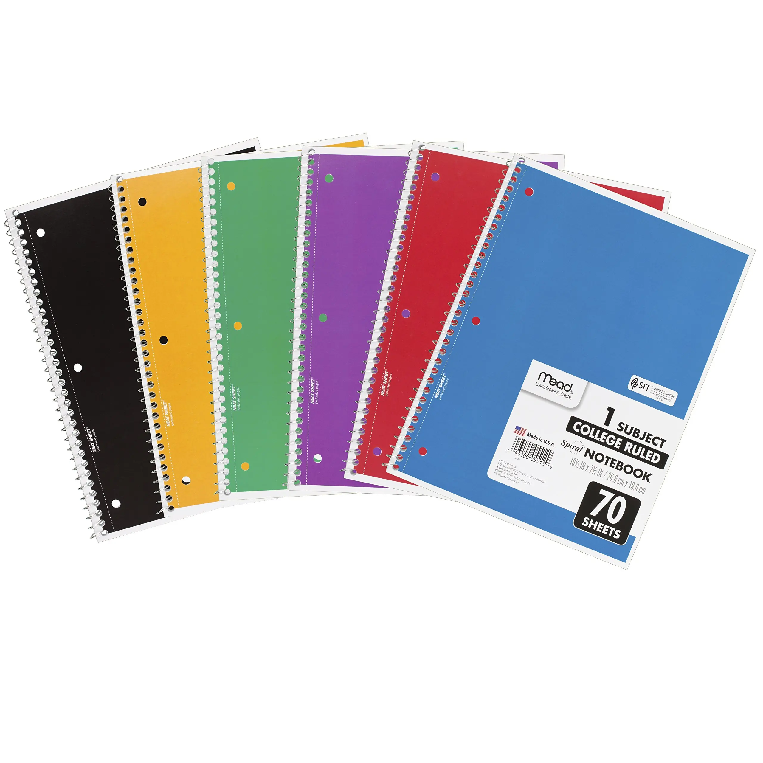 Cheap College Ruled Spiral Notebooks, find College Ruled Spiral ...