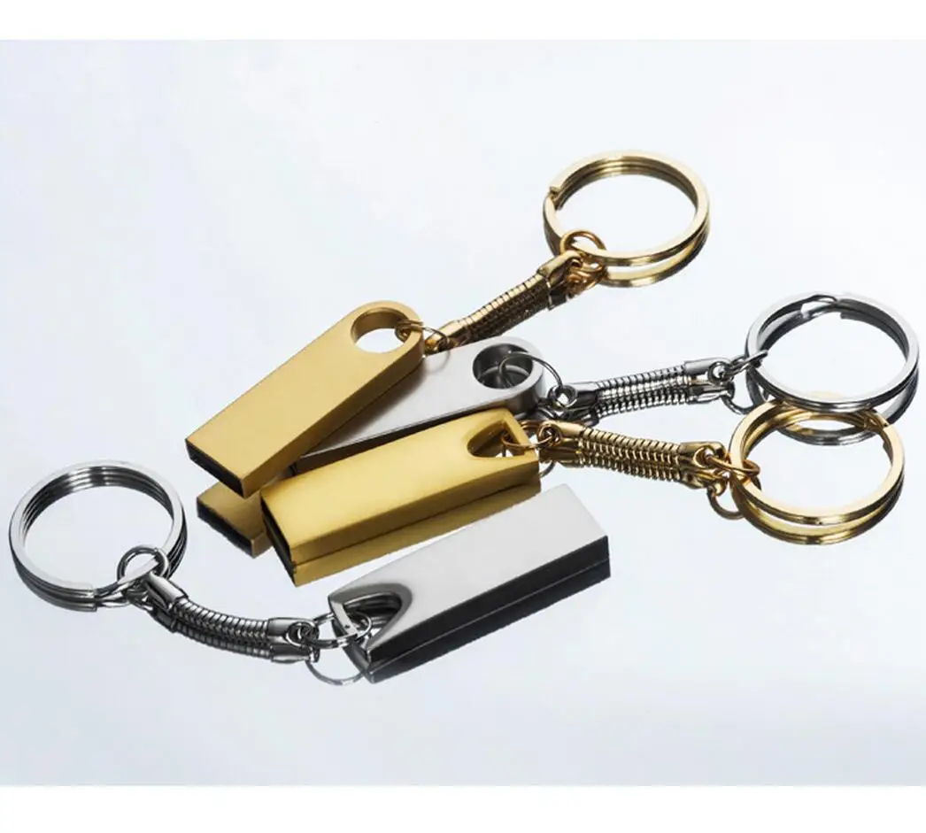 Promo small gifts pendrive 3.0 8GB 16GB metal key usb pen drive 32GB 64GB memory stick with engraved customized logo printing - ANKUX.COM