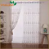 Decoration home Polyester Indoor oriental sheer embroidery curtain fabric