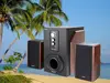 2.1 wooden multimedia speaker with USB SD FM