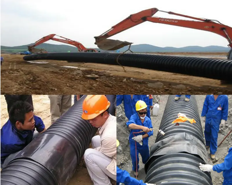 8 Inch 10 Inch 16inch Hdpe Double-wall Corrugated Pipe - Buy Double ...