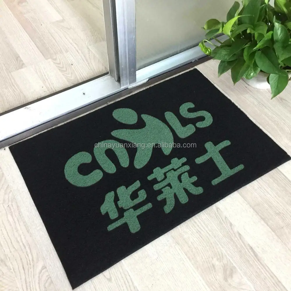 Custom Entry Printed Entrance Pvc Rubber Doormats Carpets Rugs