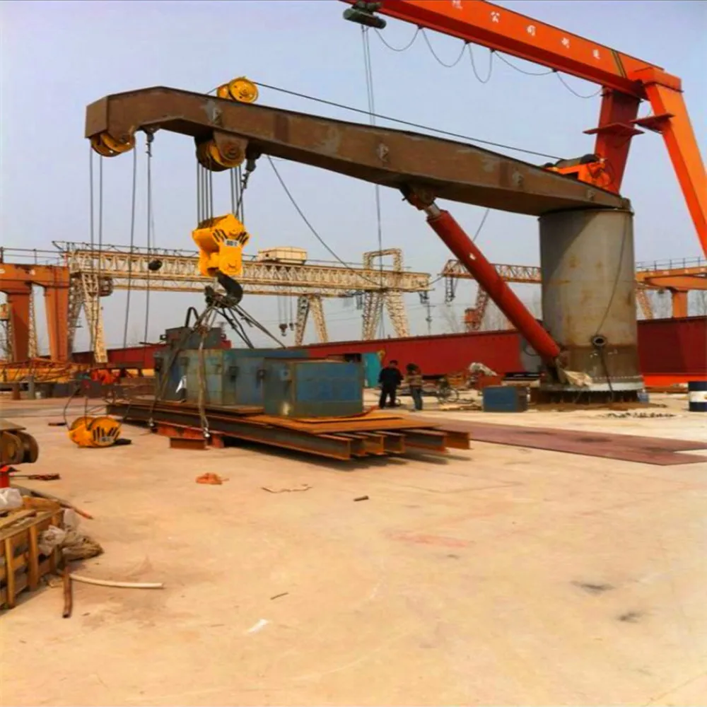 2015 New Offshore Pedestal Crane Marine Deck Crane Ship Unloader Crane ...