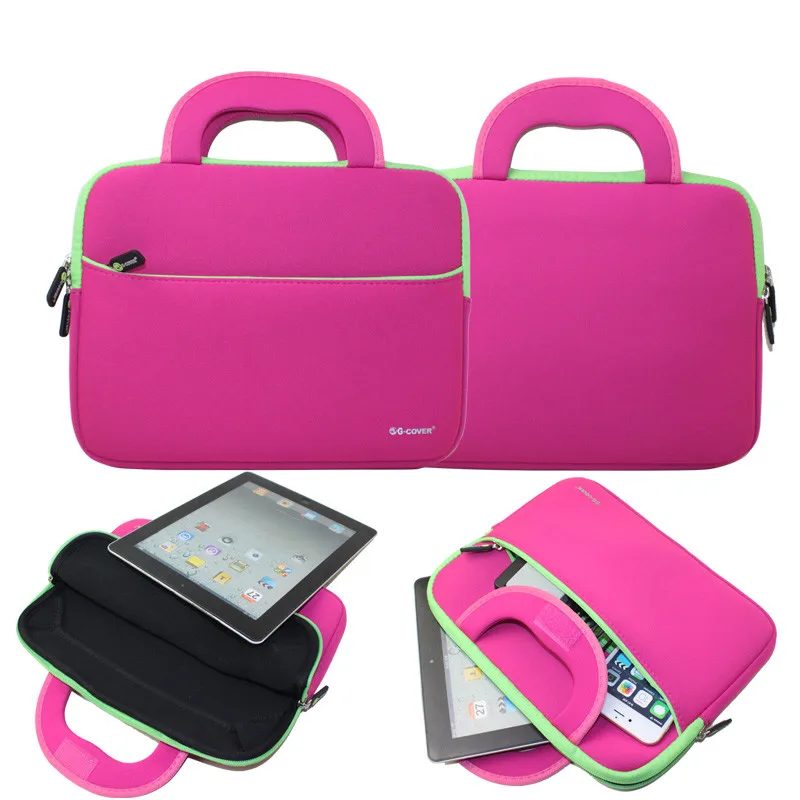 Neoprene Laptop Sleeve Handle Bag For 10.1 18.4 Notebook Case For