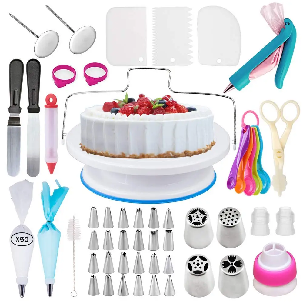 Набор для украшения торта 100 piece cake decoration kit как пользоваться