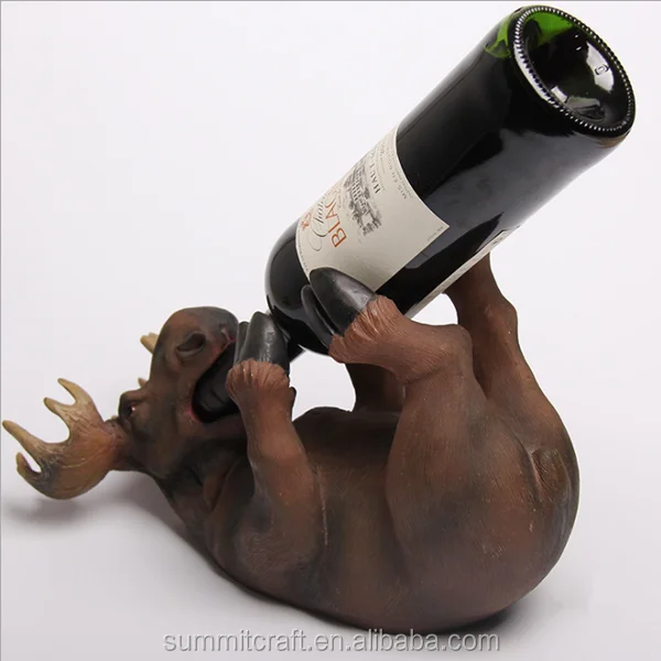 树脂鹿动物酒瓶托驼鹿新奇酒架 Buy 葡萄酒瓶架 动物酒瓶支架 新奇酒瓶支架product On Alibaba Com
