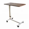 MDF board top movable hospital bedside table