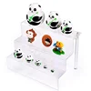 Display 3 Tier/Steps Clear Acrylic Riser Shelf for Table Cabinet Countertops