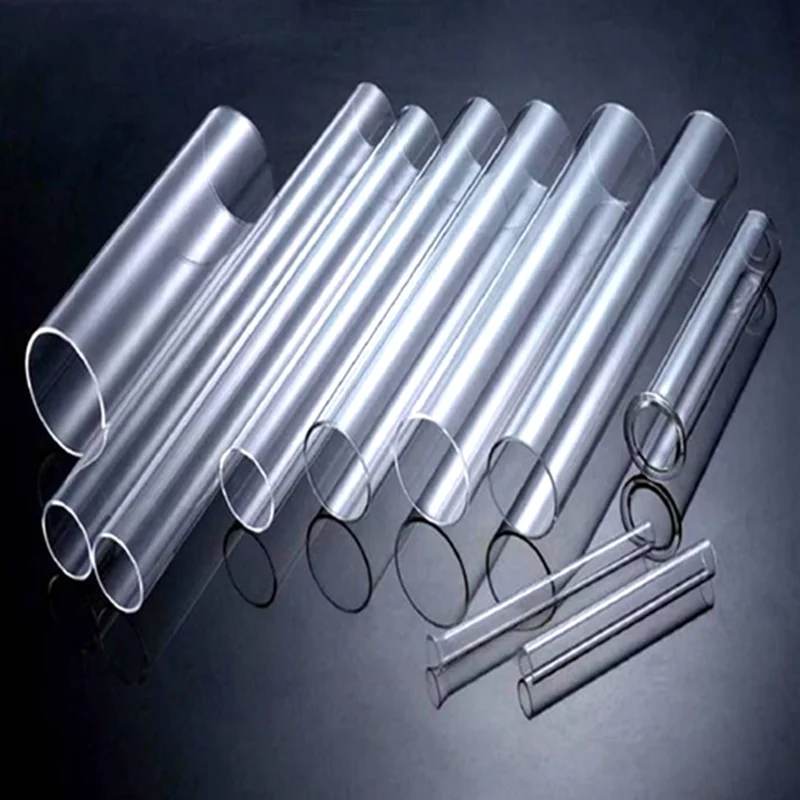 
Clear quartz tube with various size 