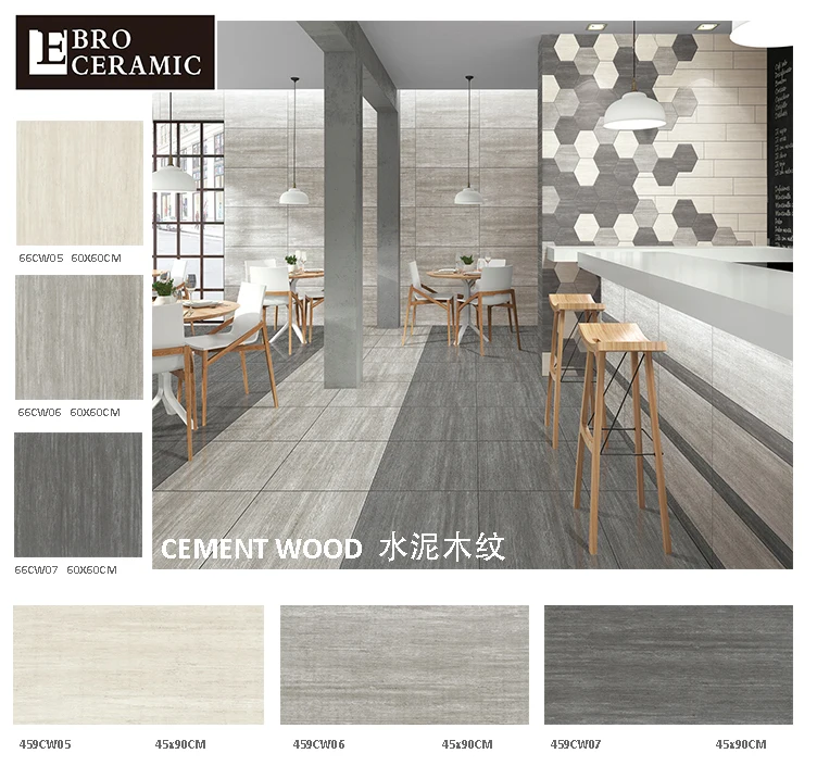 Nonslip Matt Finish Light Grey 8x8 Ceramic Floor Tiles Ghana 45x45