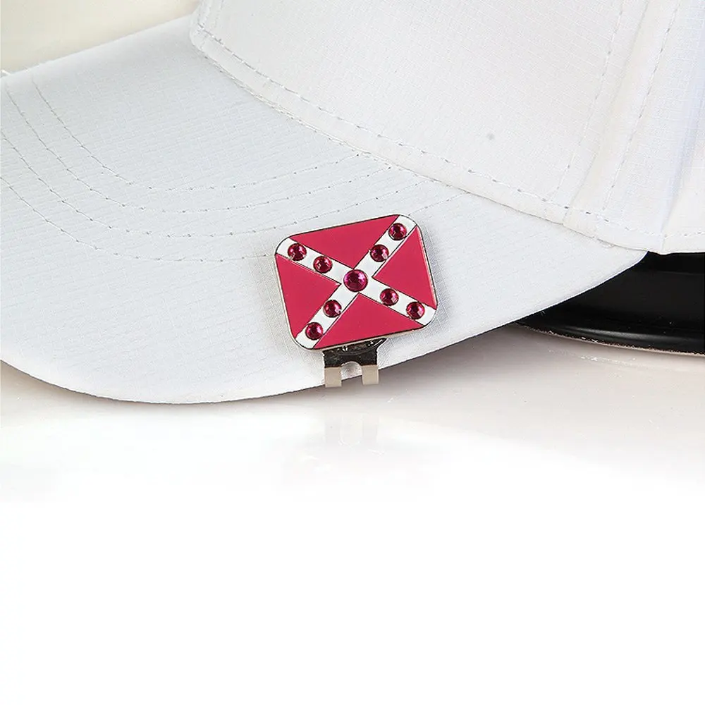 golf cap with magnetic ball marker