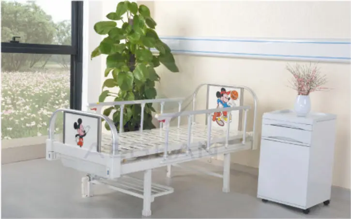 AG-CB001 approved al-alloy handrails adjustable ABS children metal beds