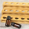 Multifunction Bamboo Essential Oil Storage -Wooden Bamboo Oil Bottle Ladder Organizer-Spice Rack Holder/BSCI,FSC Factory