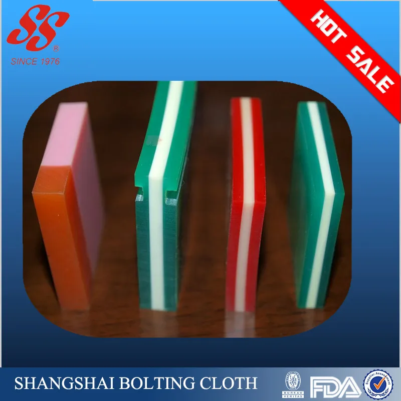 Roll Polyurethane Screen Printing Squeegee Rubber / Rubber Squeegee