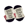 Good Things Take Time if you can read this sock cotton unisex Sock Slippers ankle socks funny quote Get Lucky sock